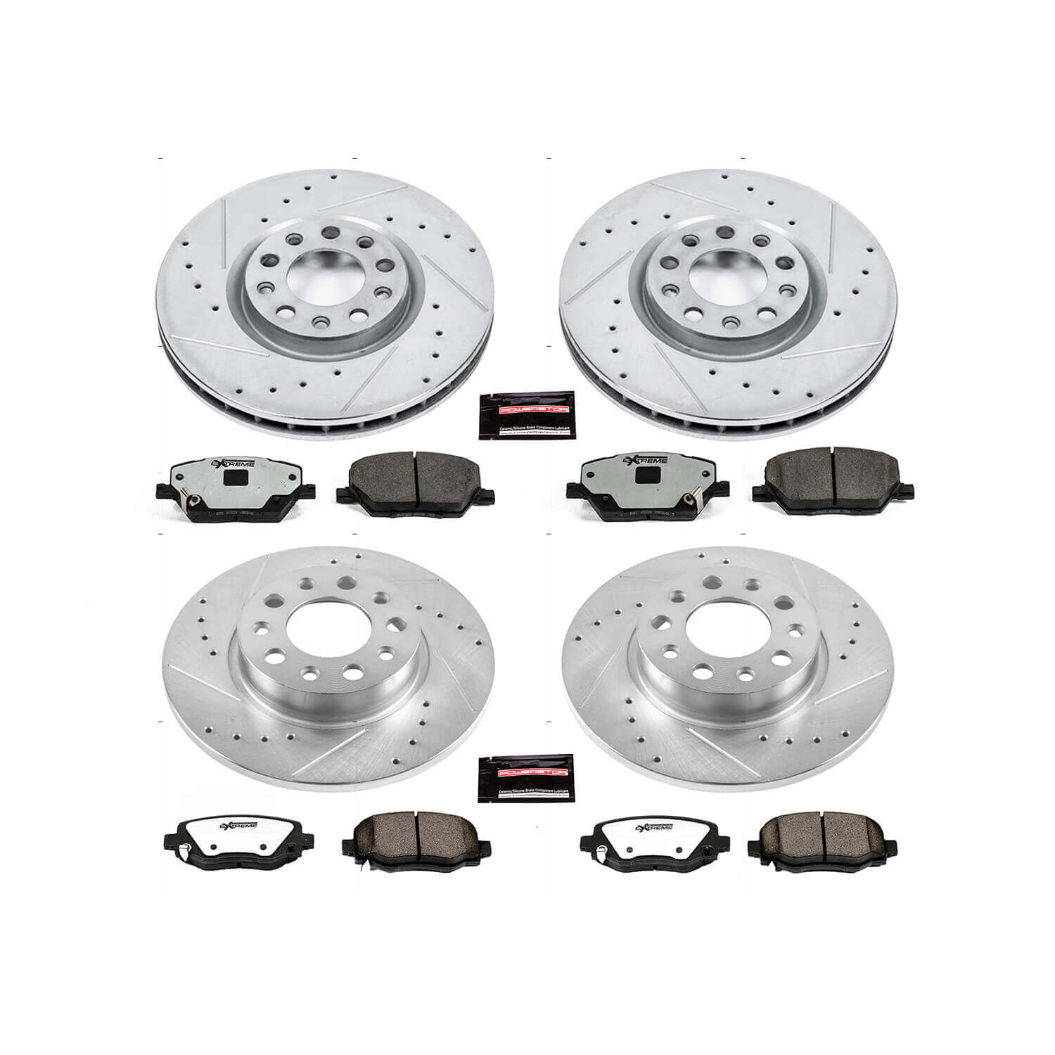 Power Stop K7300-36 Z36 Severe-Duty Truck And Tow 1-Click Front And Rear Brake Kit for 2015-2023 Fiat 500X product image