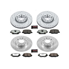 Power Stop K7300-36 Z36 Severe-Duty Truck And Tow 1-Click Front And Rear Brake Kit for 2015-2023 Fiat 500X product image