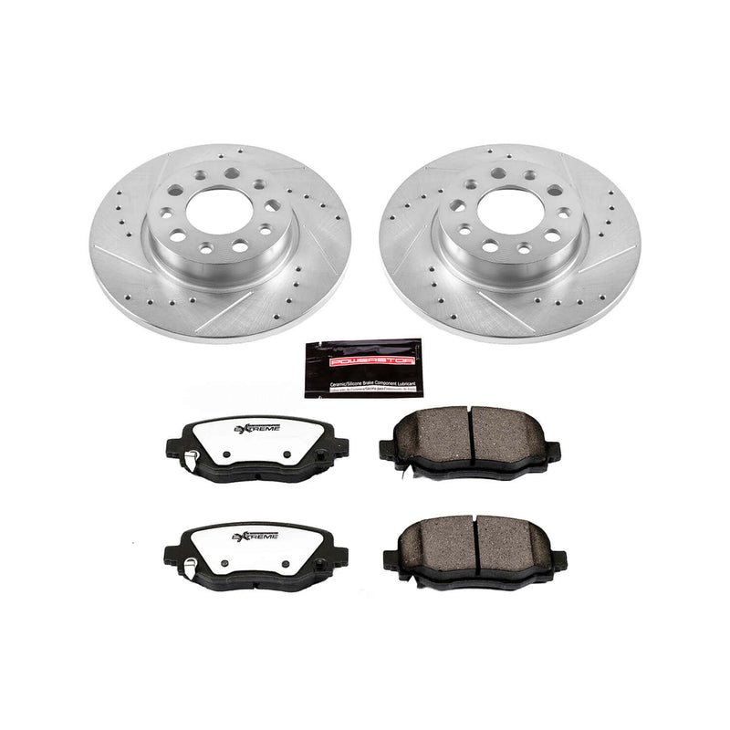 Power Stop K7301-36 Z36 Severe-Duty Truck And Tow 1-Click Drilled And Slotted Rear Brake Kit for 2015-2023 Fiat 500X product image
