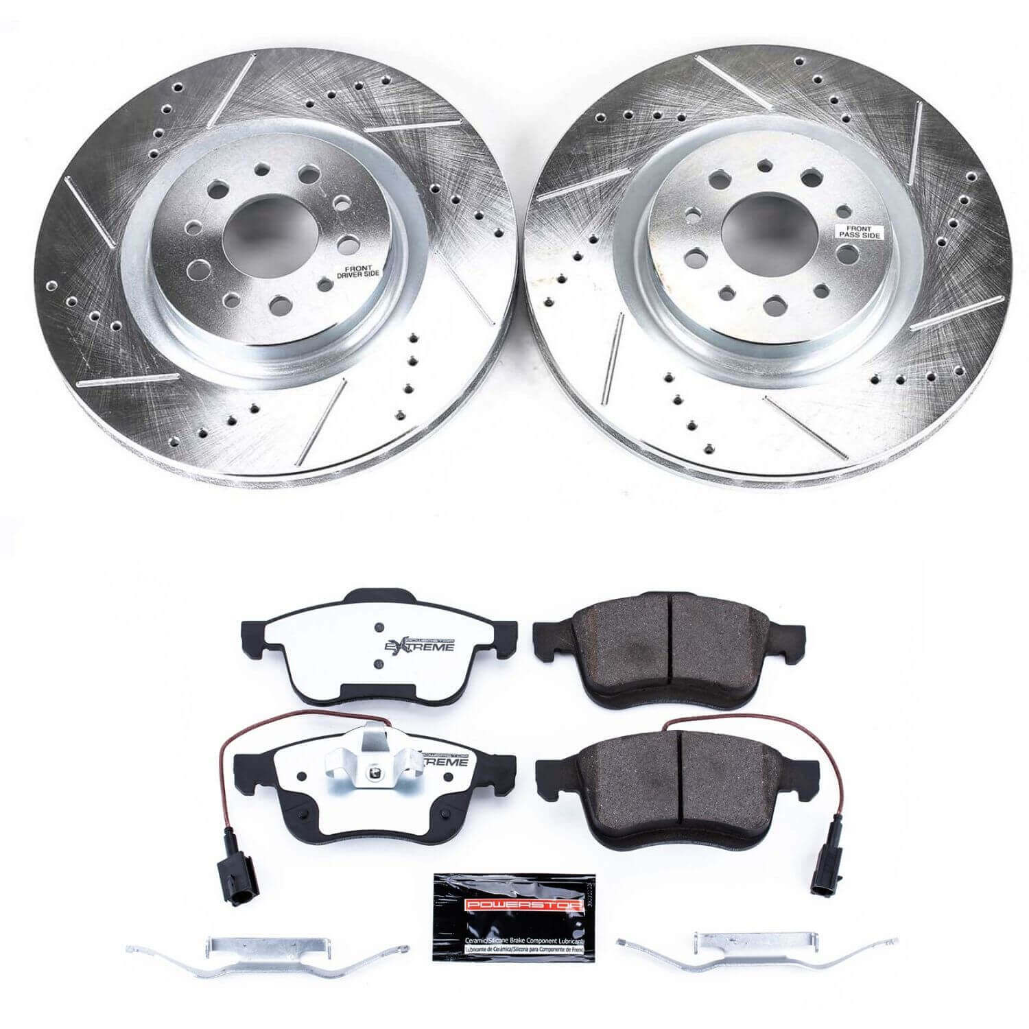 Power Stop K7302-36 Z36 Severe-Duty Truck And Tow 1-Click Front Brake Kit for 2015-2022 Dodge Ram Promaster City product image