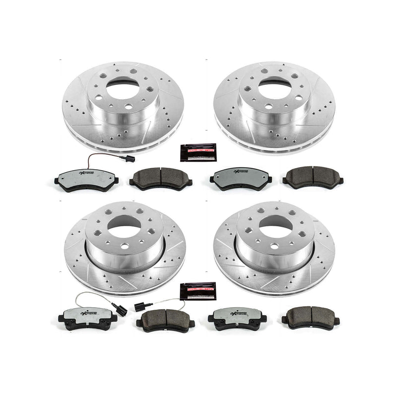 Power Stop K7304-36 Z36 Severe-Duty Truck And Tow 1-Click Front And Rear Brake Kit for 2014-2015 Dodge RAM Promaster 1500 product image