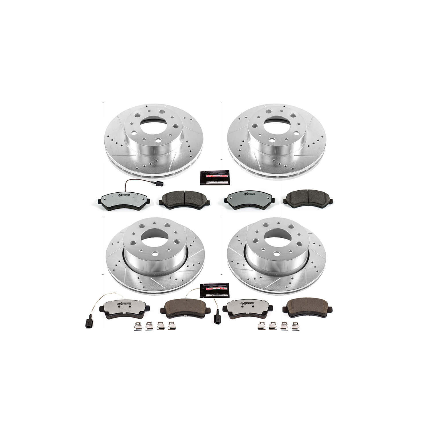 Power Stop K7305-36 Z36 Severe-Duty Truck And Tow 1-Click Front And Rear Brake Kit for 2015-2021 Dodge RAM Promaster 1500 product image