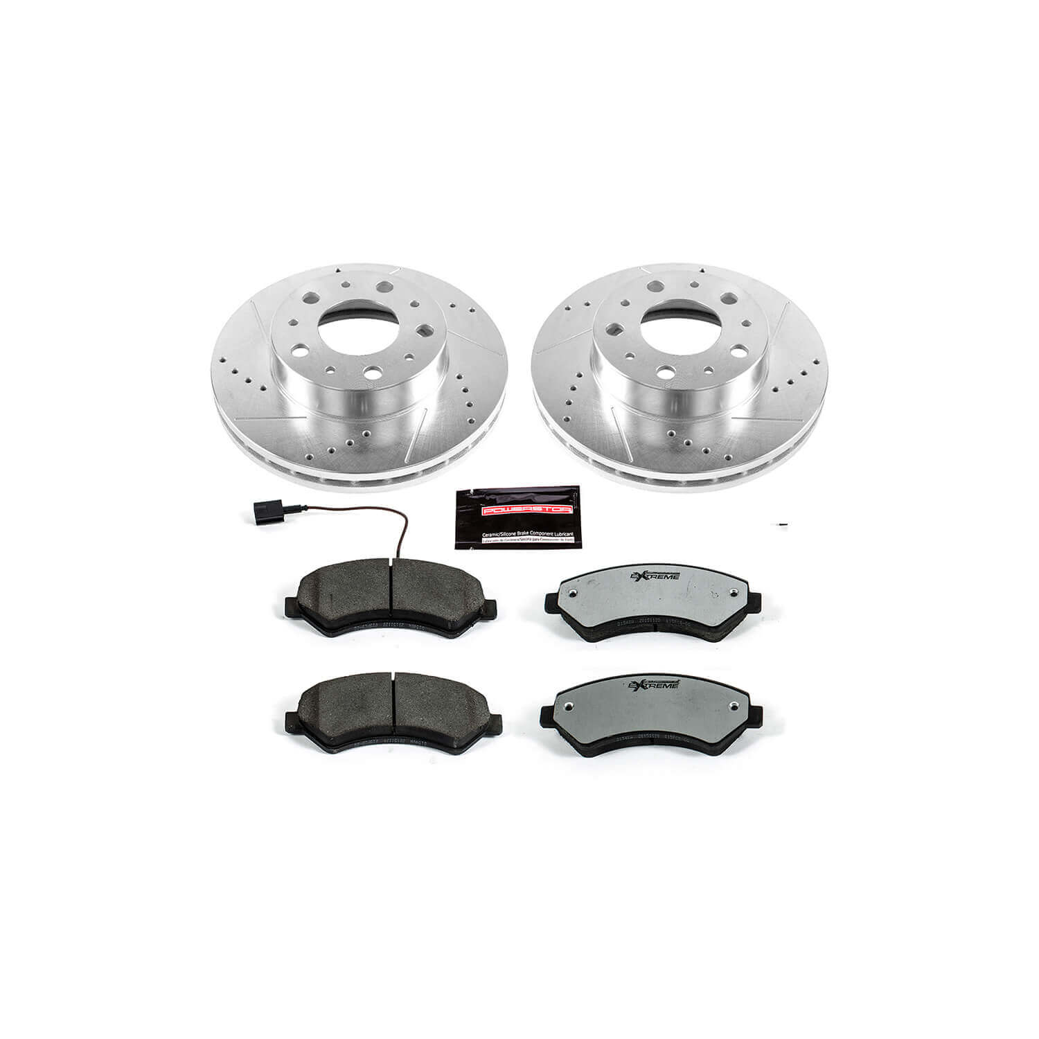 Power Stop K7306-36 Z36 Severe-Duty Truck And Tow 1-Click Drilled And Slotted Front Brake Kit for 2014-2021 Dodge RAM Promaster 1500 product image