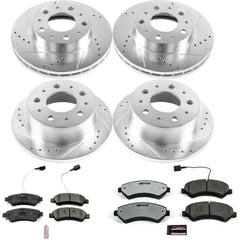 Power Stop K7308-36 Z36 Severe-Duty Truck And Tow 1-Click Front And Rear Brake Kit for 2014-2021 Dodge RAM Promaster 1500 product image