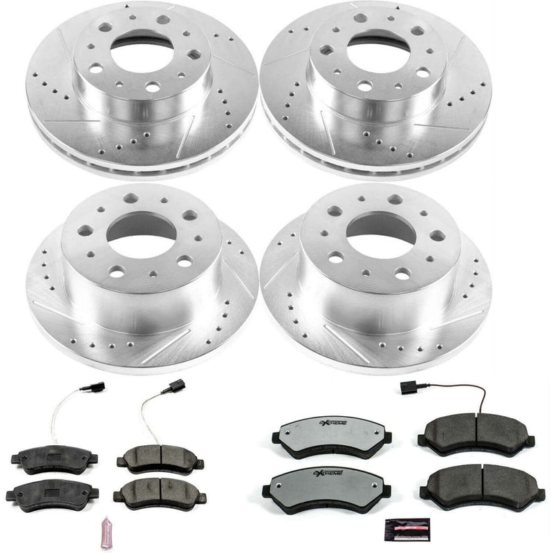Power Stop K7308-36 Z36 Severe-Duty Truck And Tow 1-Click Front And Rear Brake Kit for 2014-2021 Dodge RAM Promaster 1500 product image
