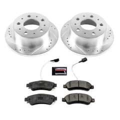 Power Stop K7310-36 Z36 Severe-Duty Truck And Tow 1-Click Drilled And Slotted Rear Brake Kit for 2014-2021 Dodge RAM Promaster 1500 product image