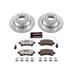 Power Stop K7314-36 Z36 Severe-Duty Truck And Tow 1-Click Drilled And Slotted Rear Brake Kit for 2015-2021 Dodge RAM Promaster 1500 product image