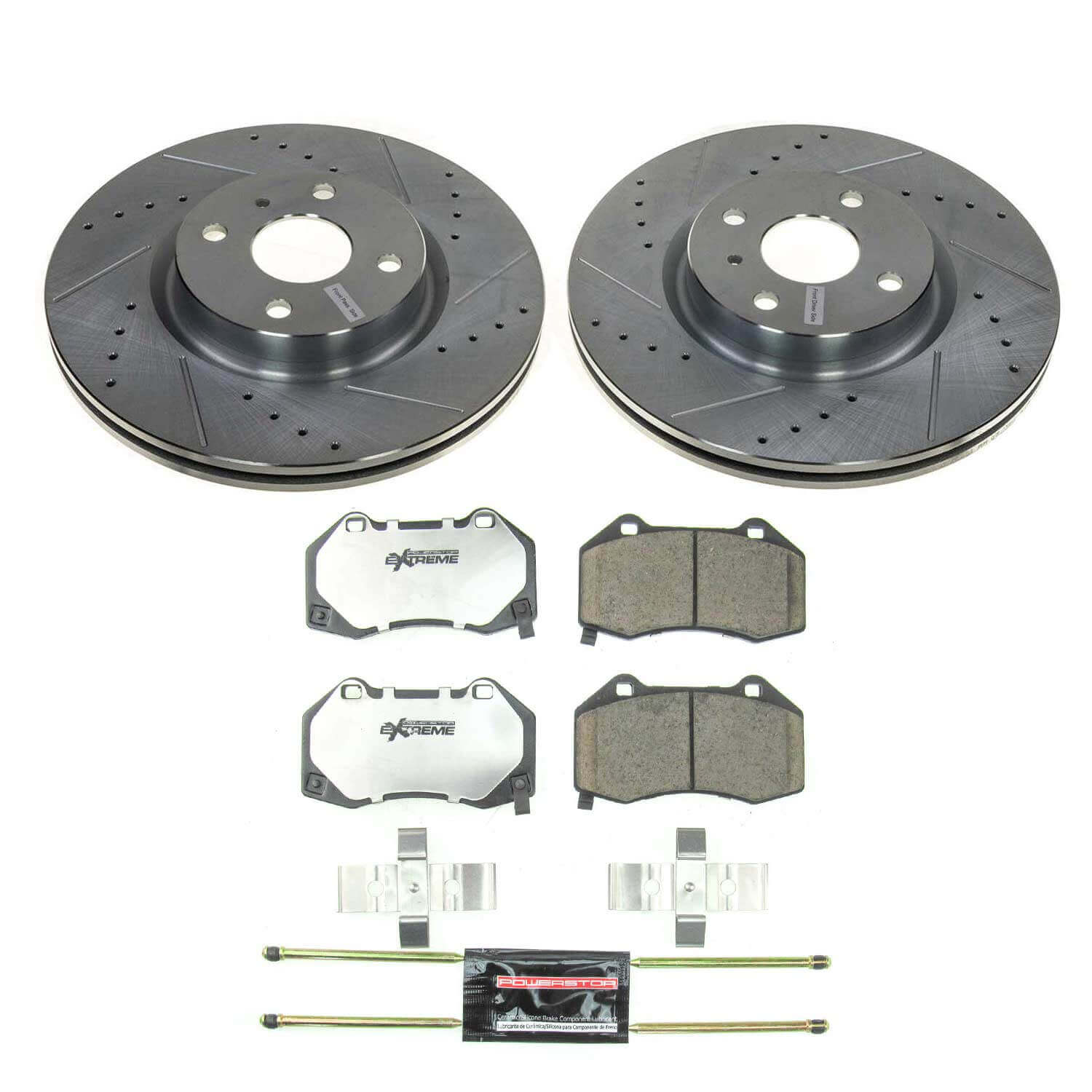 Power Stop K7360-26 Front Z26 Street Warrior 1-Click Pad And Rotor Kit for 2017-2020 Fiat 124 Spider product image