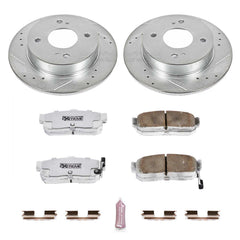 Power Stop K740-26 Z26 Extreme Street Warrior 1-Click Brake Kit (Rear) for 1991-2001 INFINITI G20 product image