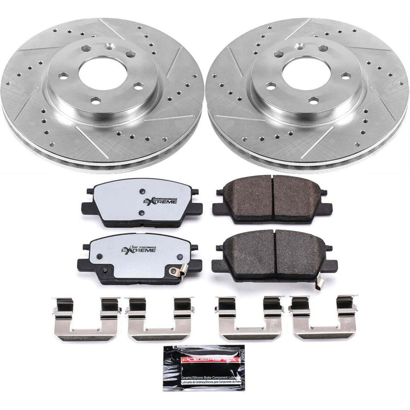 Power Stop K7400-36 Z36 Severe-Duty Truck And Tow 1-Click Front Brake Kit for 2017-2019 Buick Lacrosse product image