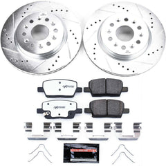 Power Stop K7411-26 Z26 Street Warrior 1-Click Rear Brake Kit for 2018-2020 Buick Enclave product image
