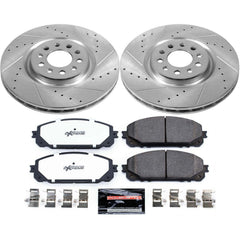 Power Stop K7414-36 Z36 Severe-Duty Truck And Tow 1-Click Front Brake Kit for 2016-2023 Jeep Cherokee product image