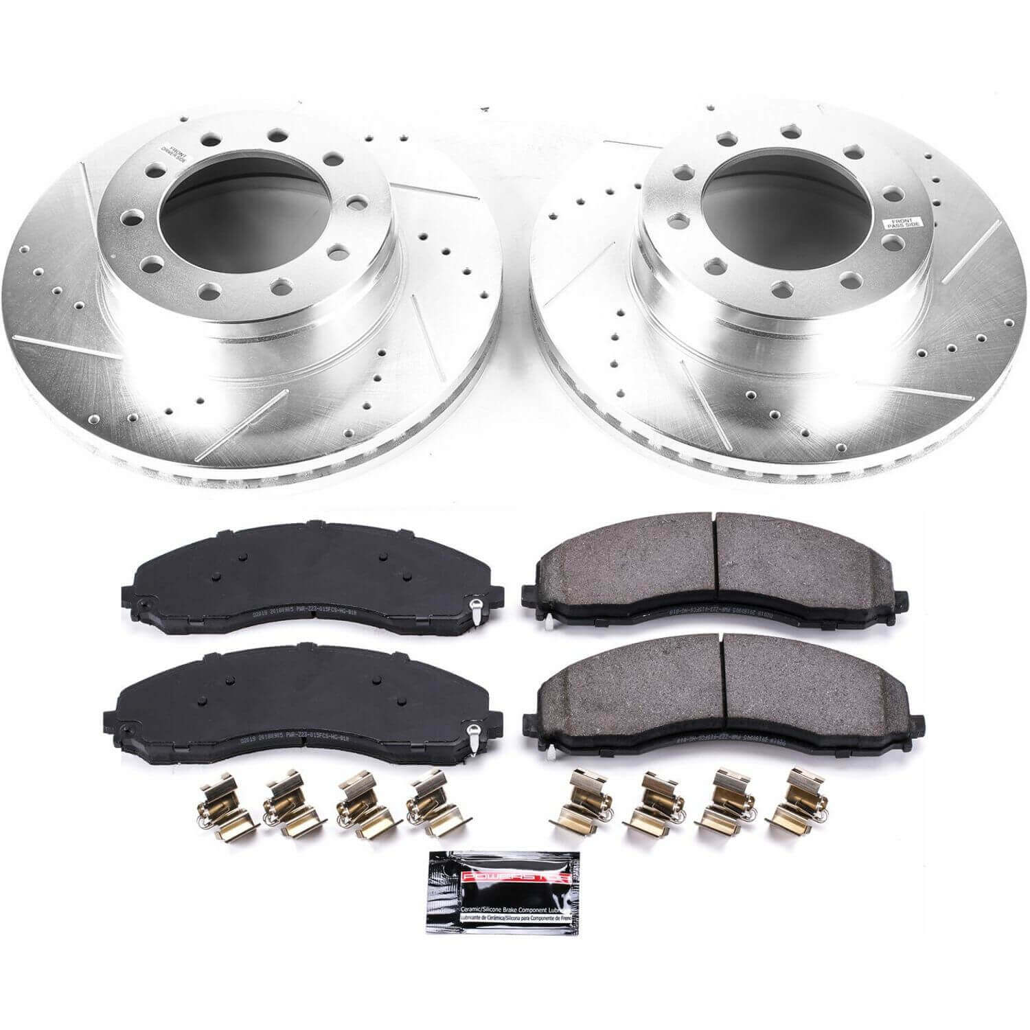 Power Stop K7422-36 Z36 Severe-Duty Truck And Tow 1-Click Front Brake Kit for 2017-2024 Ford F-450 Super Duty product image