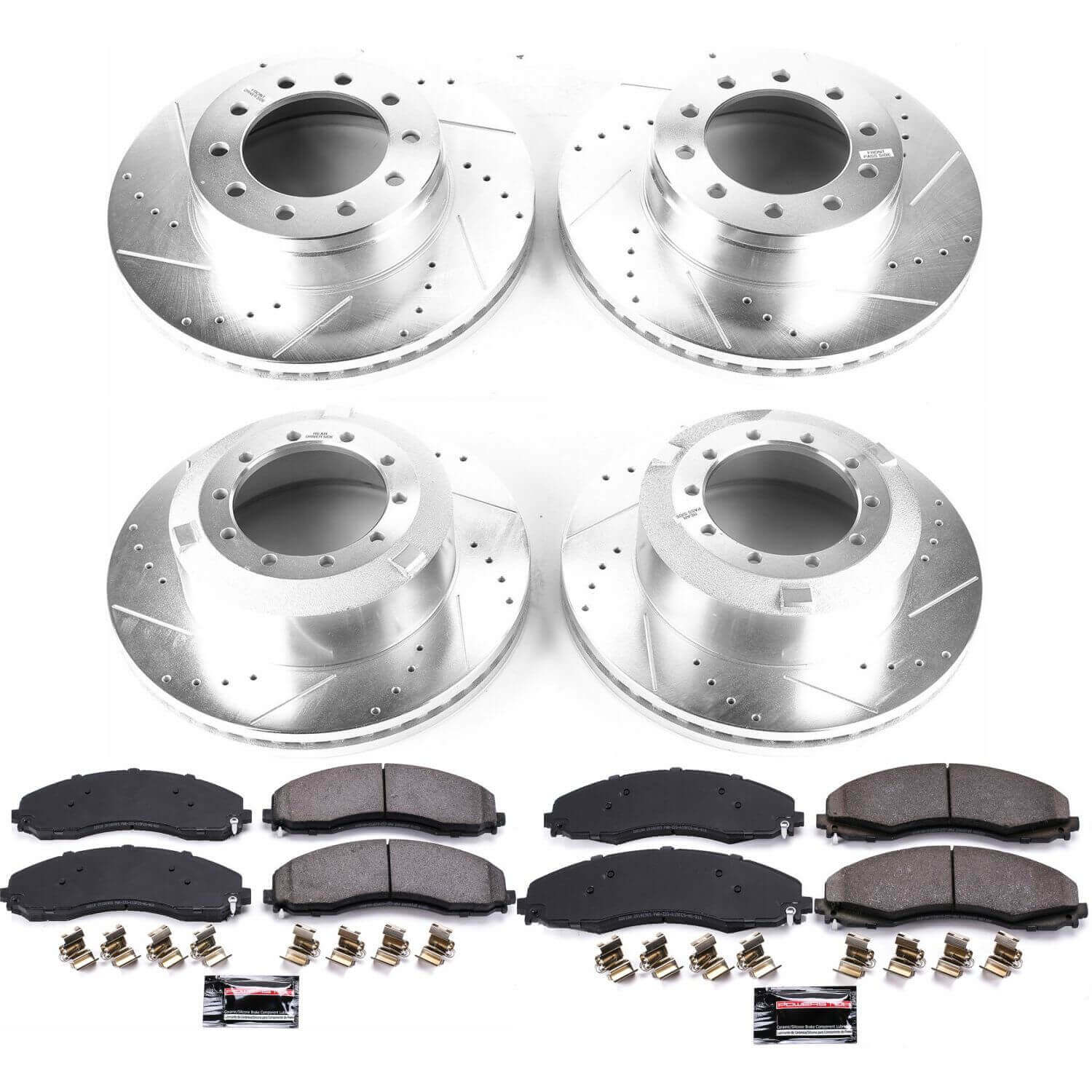Power Stop K7423-36 Z36 Severe-Duty Truck And Tow 1-Click Front And Rear Brake Kit for 2017-2022 Ford F-450 Super Duty product image