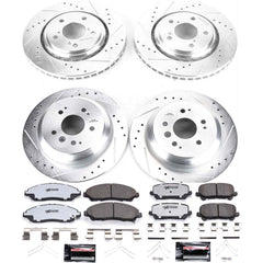 Power Stop K7576-36 Z36 Severe-Duty Truck And Tow 1-Click Front And Rear Brake Kit for 2016-2022 Honda Pilot product image