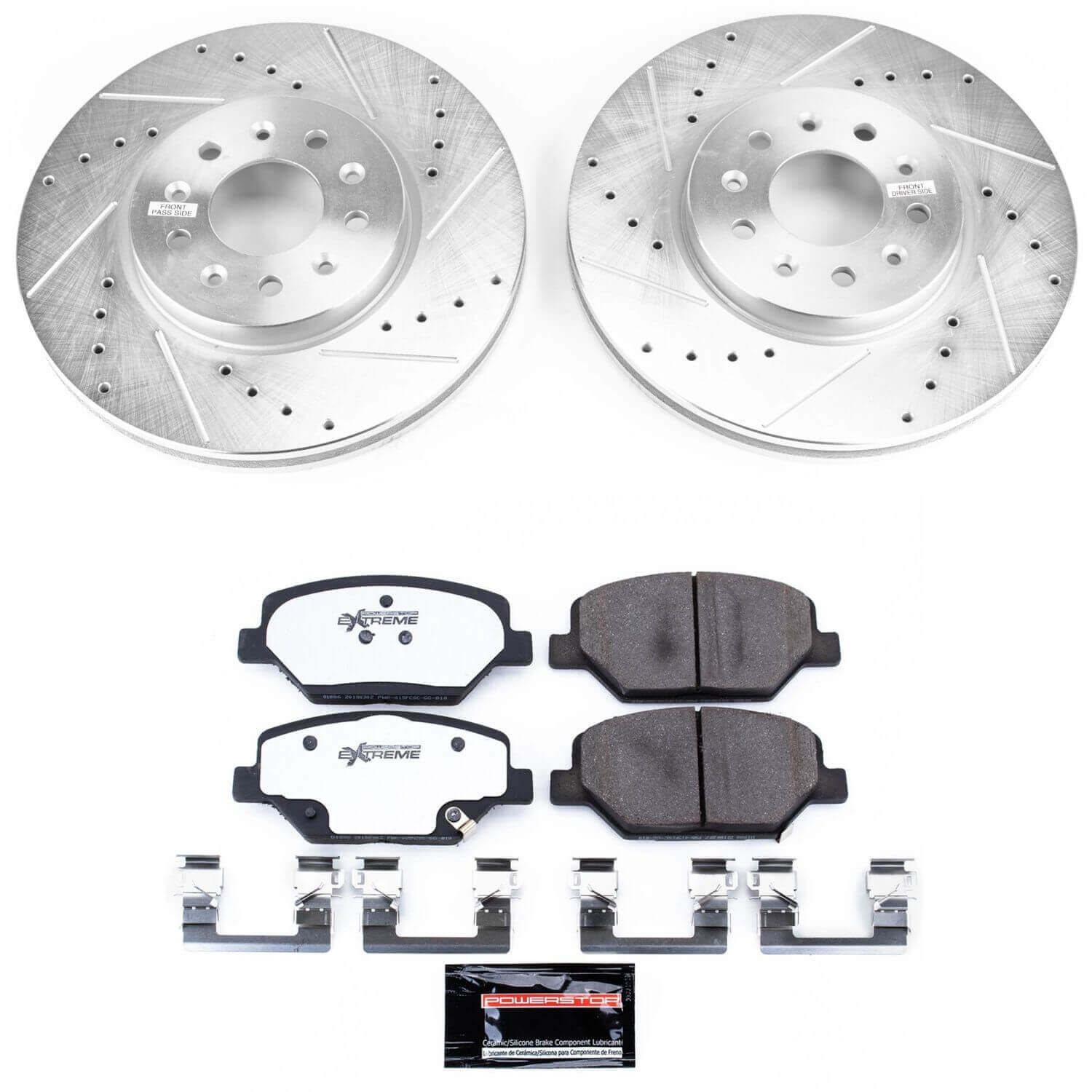 Power Stop K7661-26 Z26 Street Warrior 1-Click Front Brake Kit for 2016-2018 Buick Envision product image