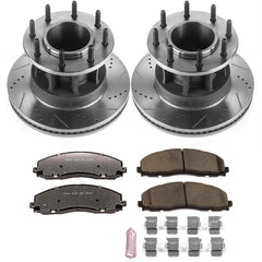 Power Stop K7669-36 Z36 Severe-Duty Truck And Tow 1-Click Front Brake Kit for 2017-2022 Ford F-350 Super Duty product image