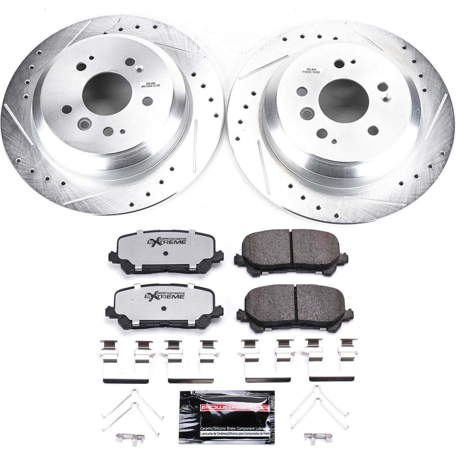 Power Stop K7727-36 Z36 Severe-Duty Truck And Tow 1-Click Rear Brake Kit for 2019-2025 Honda Passport product image