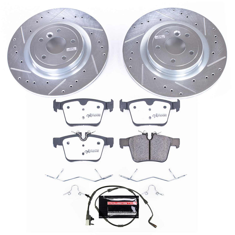 Power Stop K7733-36 Z36 Severe-Duty Truck And Tow 1-Click Rear Pad And Rotor Kit for 2017-2018 Jaguar Xe product image