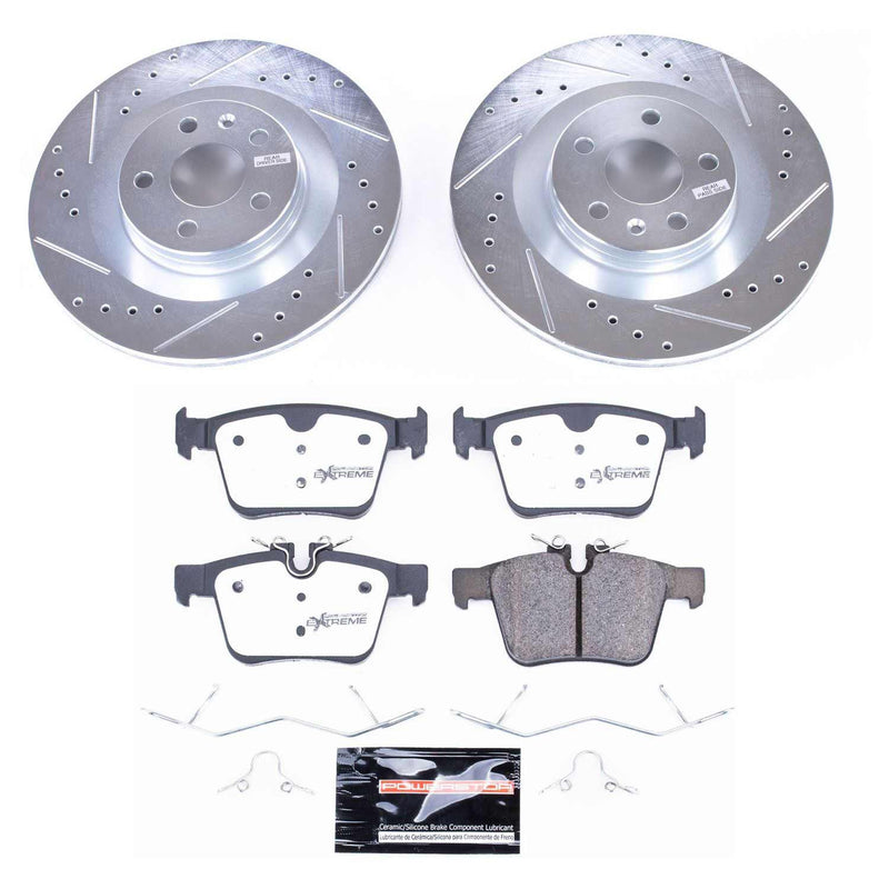 Power Stop K7757-36 Z36 Severe-Duty Truck And Tow 1-Click Rear Pad And Rotor Kit for 2019-2022 Volvo S60 product image
