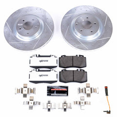 Power Stop K7788-26 Z26 Street Warrior 1-Click Front Brake Kit for 2003-2006 Mercedes-Benz CLK500 product image