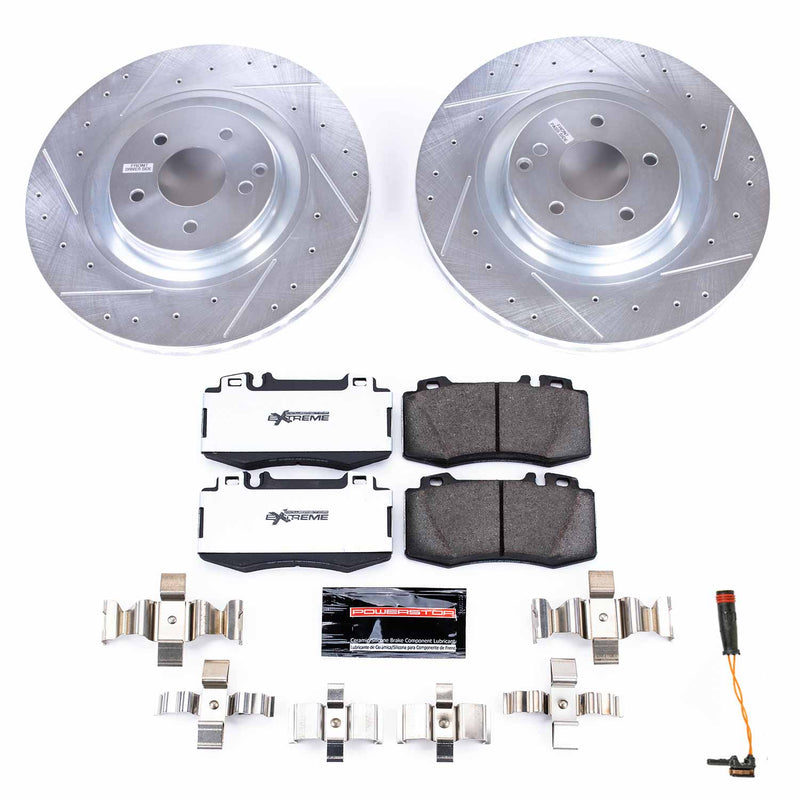 Power Stop K7788-26 Z26 Street Warrior 1-Click Front Brake Kit for 2003-2006 Mercedes-Benz CLK500 product image