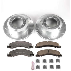 Power Stop K7800-36 Z36 Severe-Duty Truck And Tow 1-Click Rear Pad And Rotor Kit for 2013-2024 Dodge RAM 4500 product image
