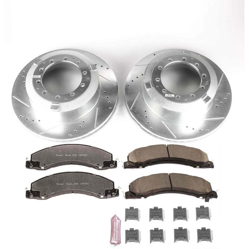 Power Stop K7800-36 Z36 Severe-Duty Truck And Tow 1-Click Rear Pad And Rotor Kit for 2013-2024 Dodge RAM 4500 product image