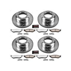 Power Stop K7820-36 Z36 Severe-Duty Truck And Tow 1-Click Drilled And Slotted Front And Rear Brake Kit for 1999-2001 Ford F-53 Motorhome Chassis product image