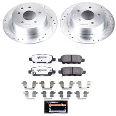 Power Stop K7864-26 Z26 Street Warrior 1-Click Rear Brake Kit for 2007-2010 Nissan Altima product image