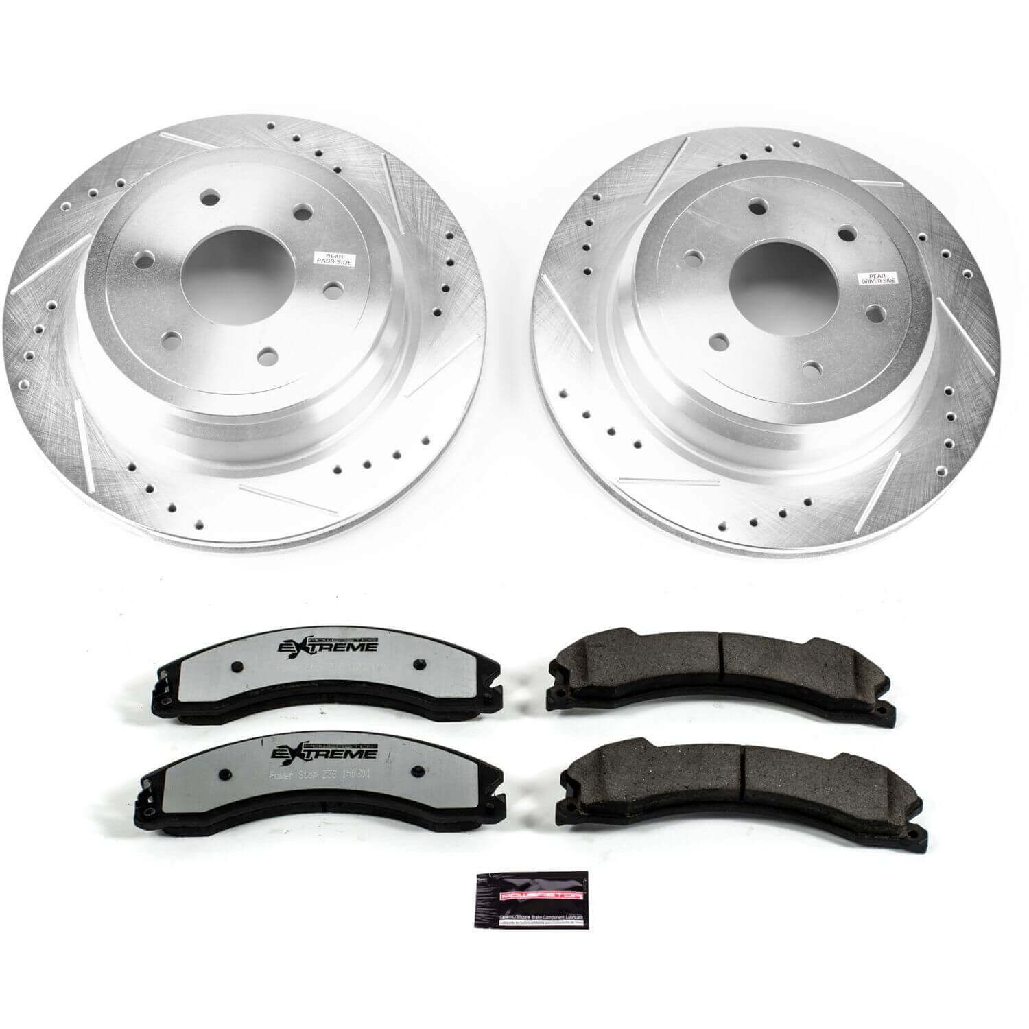 Power Stop K7877-36 Z36 Severe-Duty Truck And Tow 1-Click Rear Pad And Rotor Kit for 2016-2024 Nissan Titan Xd product image