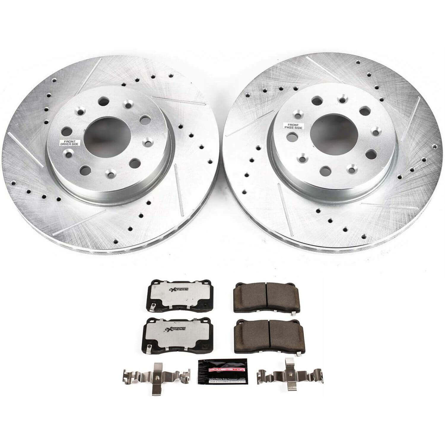Power Stop K7882-26 Z26 Street Warrior 1-Click Front Brake Kit for 2016-2019 Cadillac CT6 product image