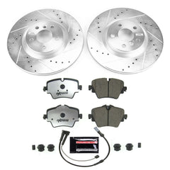 Power Stop K7888-26 Z26 Street Warrior 1-Click Front Pad And Rotor Kit for 2016-2022 BMW X1 product image