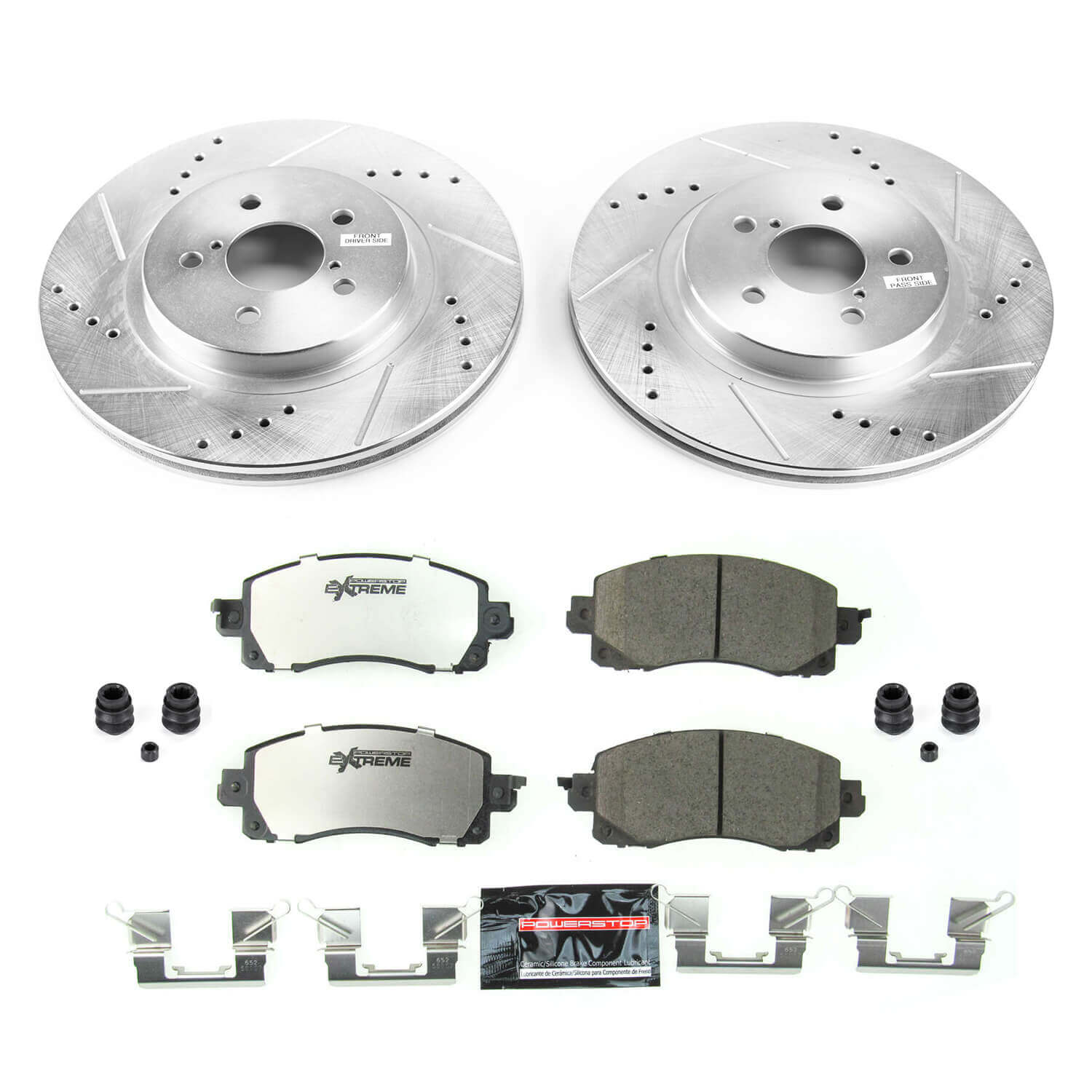 Power Stop K7892-26 Z26 Street Warrior 1-Click Front Pad And Rotor Kit for 2018-2023 Subaru Crosstrek product image