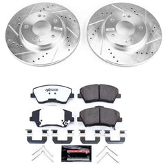 Power Stop K7893-36 Z36 Severe-Duty Truck And Tow 1-Click Front Pad And Rotor Kit for 2017-2022 Hyundai Ioniq product image