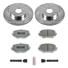 Power Stop K793-26 Z26 Extreme Street Warrior 1-Click Brake Kit (Front) for 1994-2005 Mazda Miata / MX-5 product image