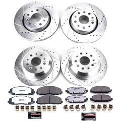 Power Stop K7938-36 Z36 Severe-Duty Truck And Tow 1-Click Front And Rear Brake Kit for 2018 Jeep Wrangler Rubicon, Unlimited Rubicon, Unlimited Sahara product image
