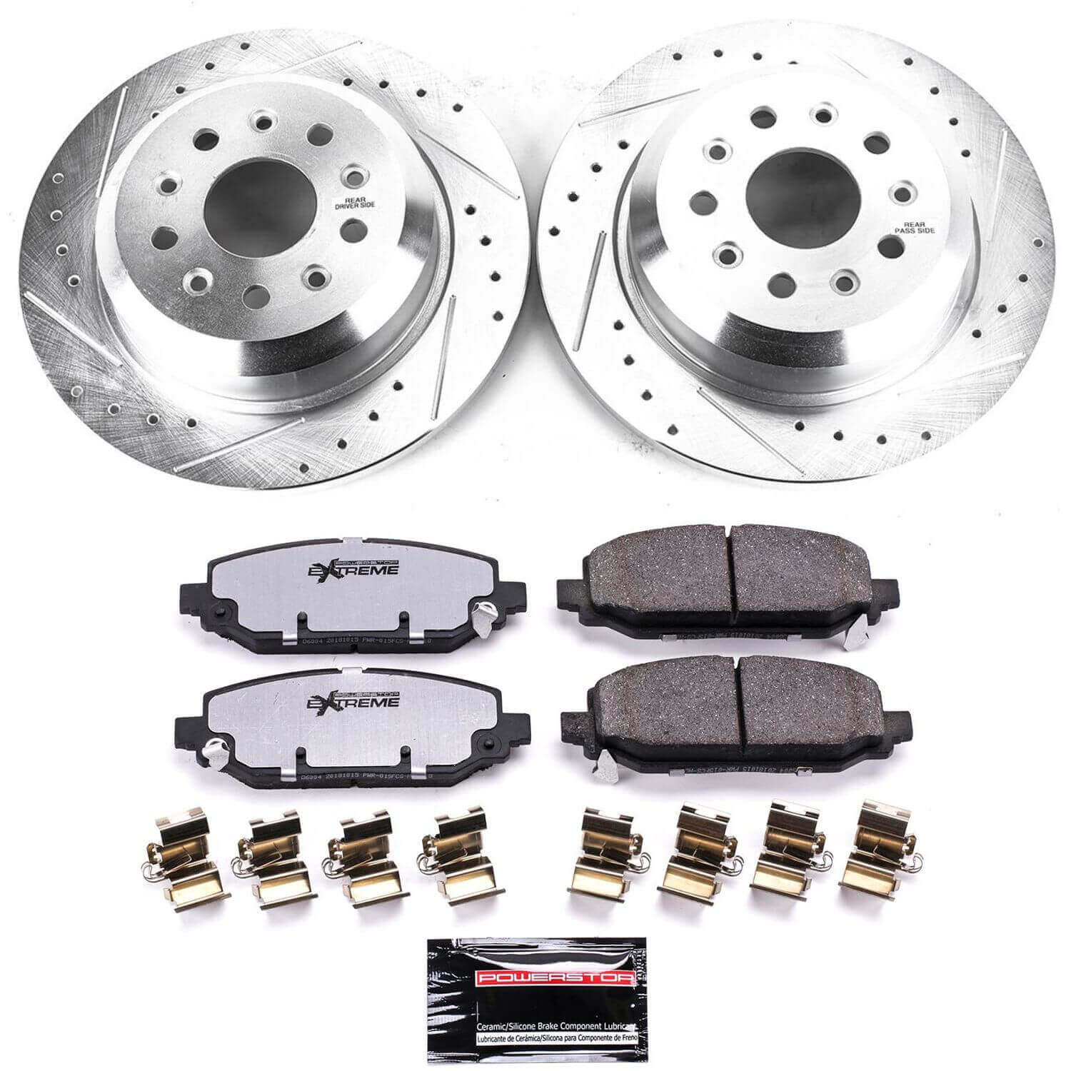 Power Stop K7942-36 Z36 Severe-Duty Truck And Tow 1-Click Rear Brake Kit for 2018 Jeep Wrangler Rubicon, Unlimited Rubicon, Unlimited Sahara product image