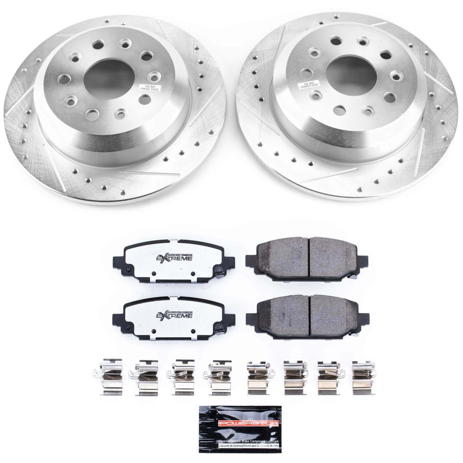Power Stop K7943-36 Z36 Severe-Duty Truck And Tow 1-Click Rear Brake Kit for 2018 Jeep Wrangler Sport, Sport S, Unlimited Moab, Unlimited Sport, Unlimited Sport S product image