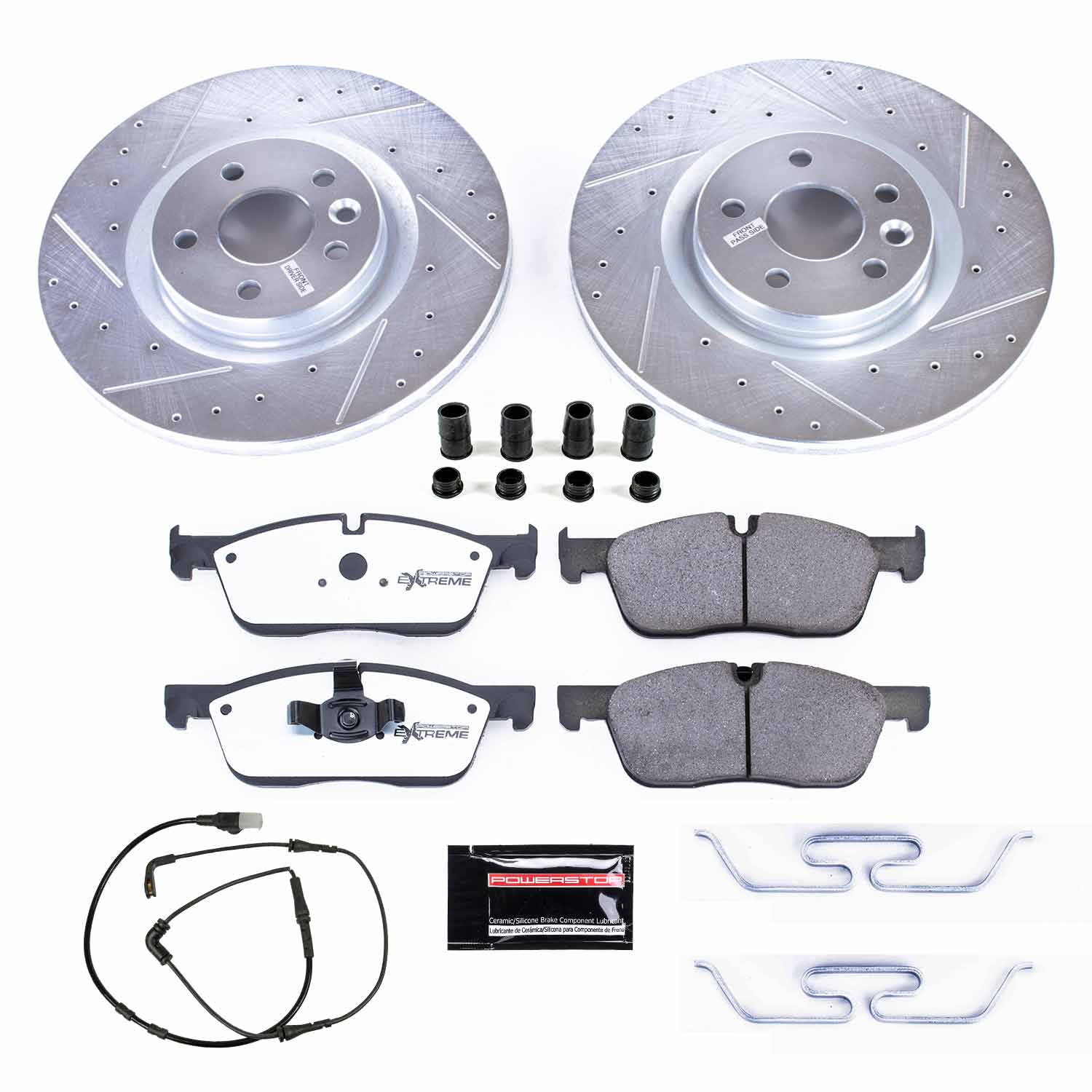 Power Stop K7991-36 Z36 Severe-Duty Truck And Tow 1-Click Front Brake Kit for 2015-2019 Land Rover Discovery Sport product image