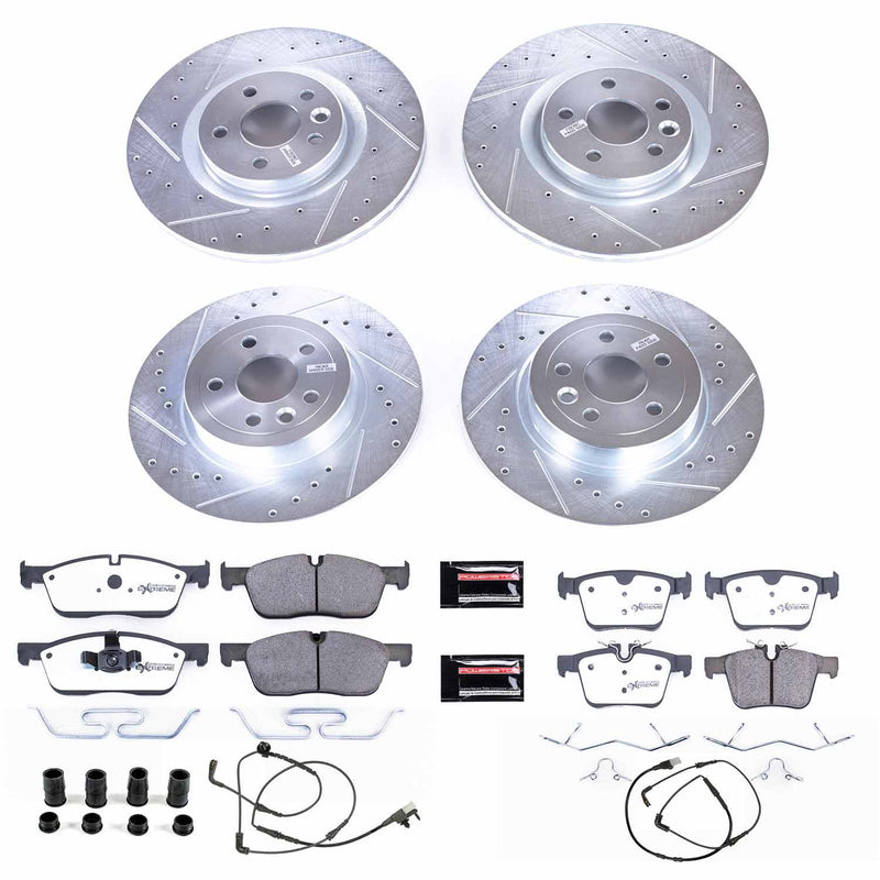 Power Stop K7992-36 Z36 Severe-Duty Truck And Tow 1-Click Front And Rear Brake Kit for 2016-2019 Land Rover Range Rover Evoque product image