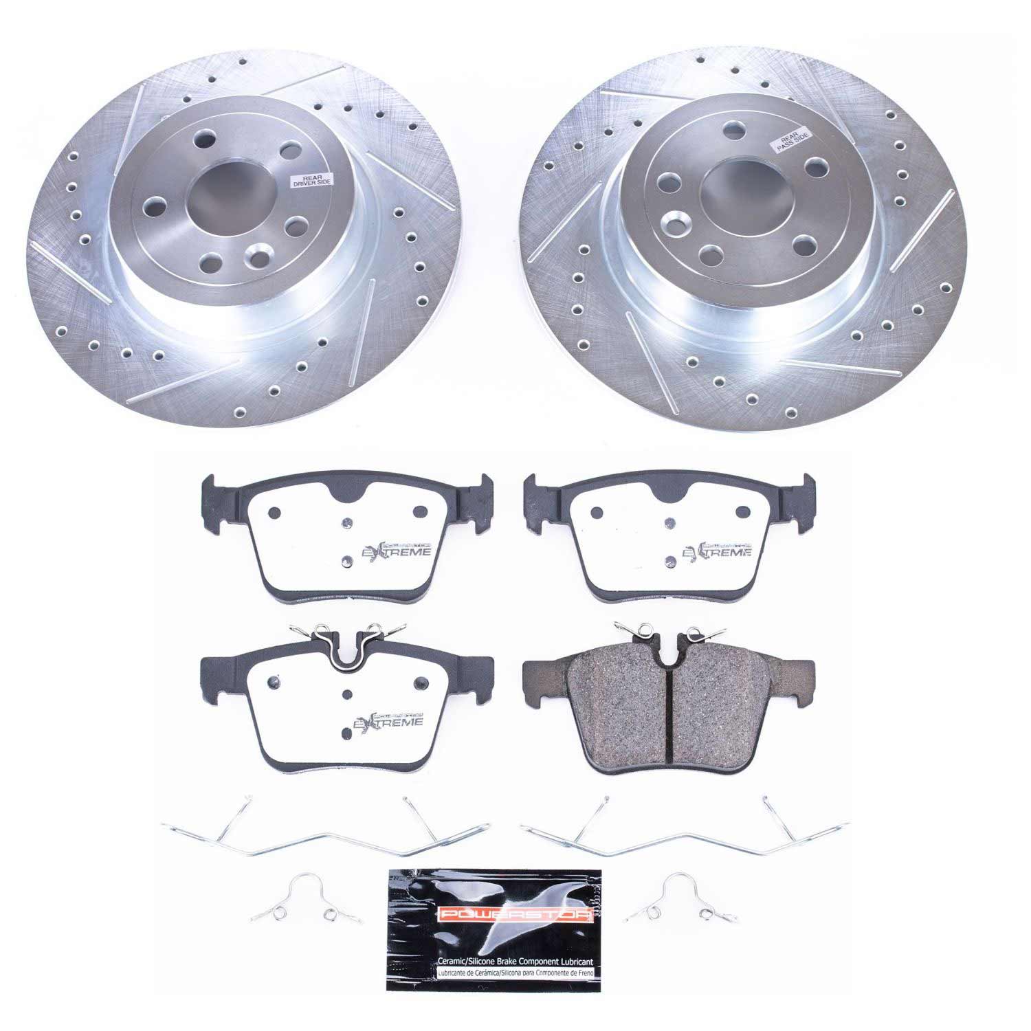 Power Stop K7994-36 Z36 Severe-Duty Truck And Tow 1-Click Rear Brake Kit for 2016-2019 Land Rover Range Rover Evoque product image
