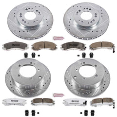 Power Stop K802-26 Z26 Extreme Street Warrior 1-Click Brake Kit (Front And Rear) for 1995-2000 Eagle Talon product image