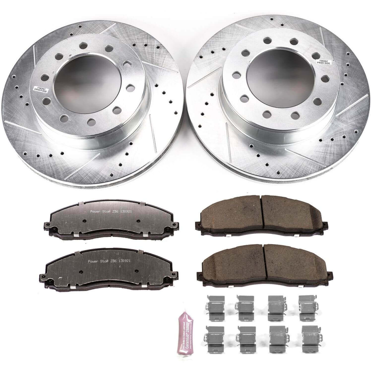 Power Stop K8029-36 Z36 Severe-Duty Truck And Tow 1-Click Front Brake Kit for 2015 Ford F-350 Super Duty 4 Wheel Drive product image