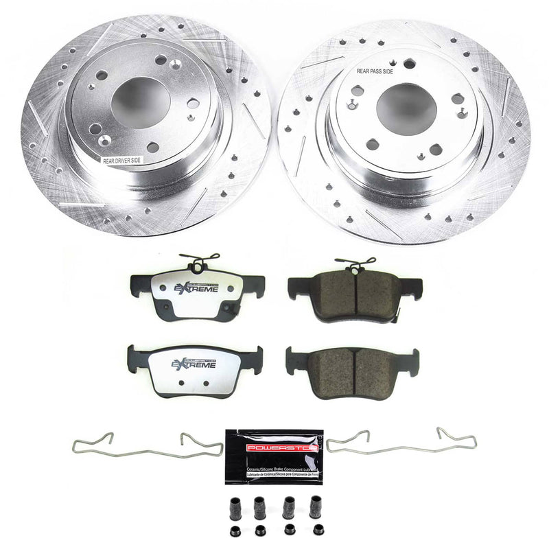 Power Stop K8063-26 - Rear Z26 Street Warrior Pad And Rotor Kit vehicle fitment brake part