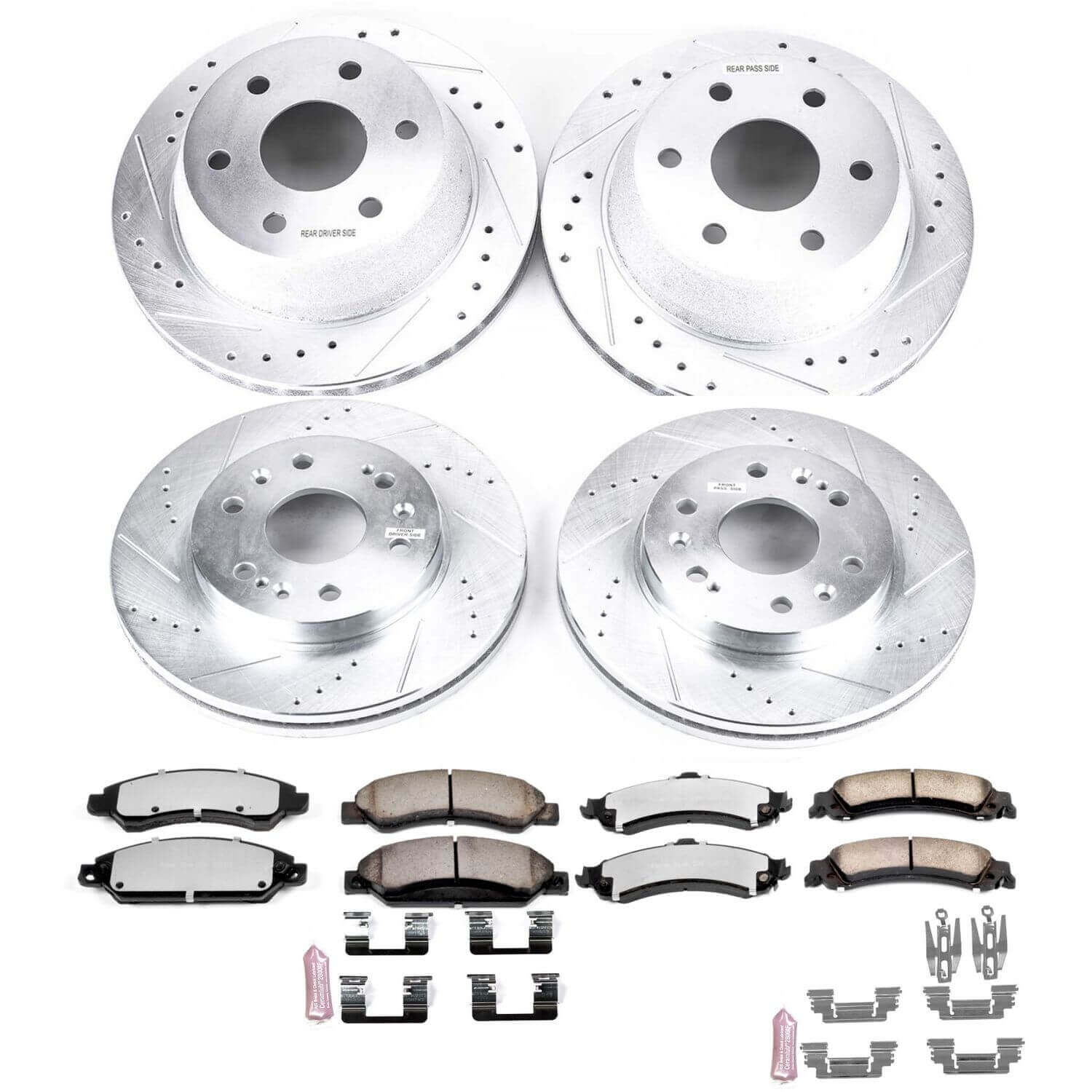 Power Stop K8071-36 Z36 Severe-Duty Truck And Tow 1-Click Front And Rear Brake Kit for 2005-2006 GMC Sierra 1500 Denali product image