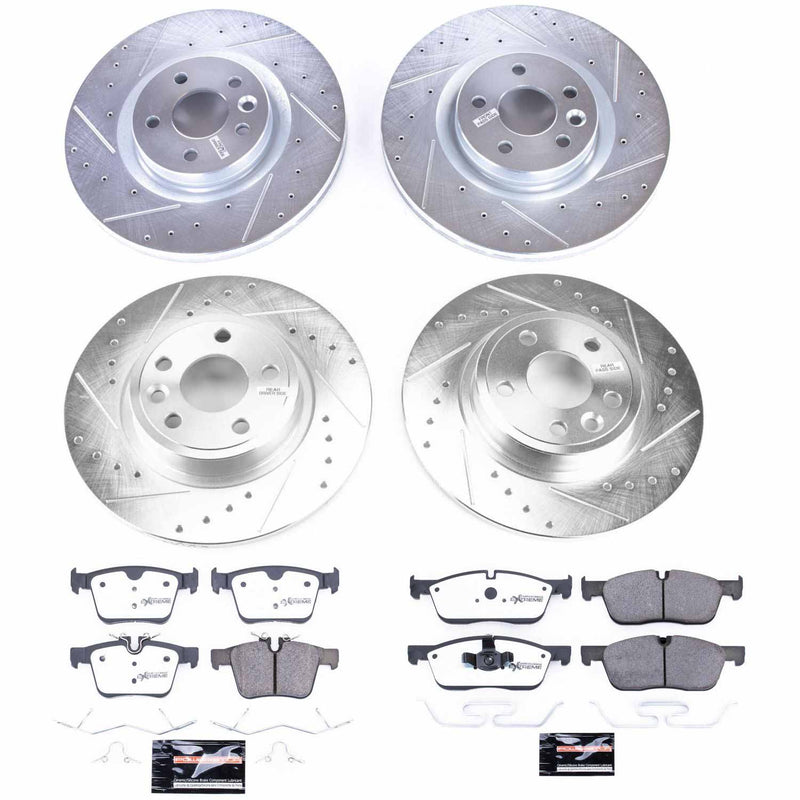 Power Stop K8108-36 Z36 Severe-Duty Truck And Tow 1-Click Front And Rear Brake Kit for 2018 Jaguar E-Pace product image