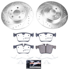 Power Stop K8109-36 Z36 Severe-Duty Truck And Tow 1-Click Rear Pad And Rotor Kit for 2018-2019 Jaguar E-Pace product image