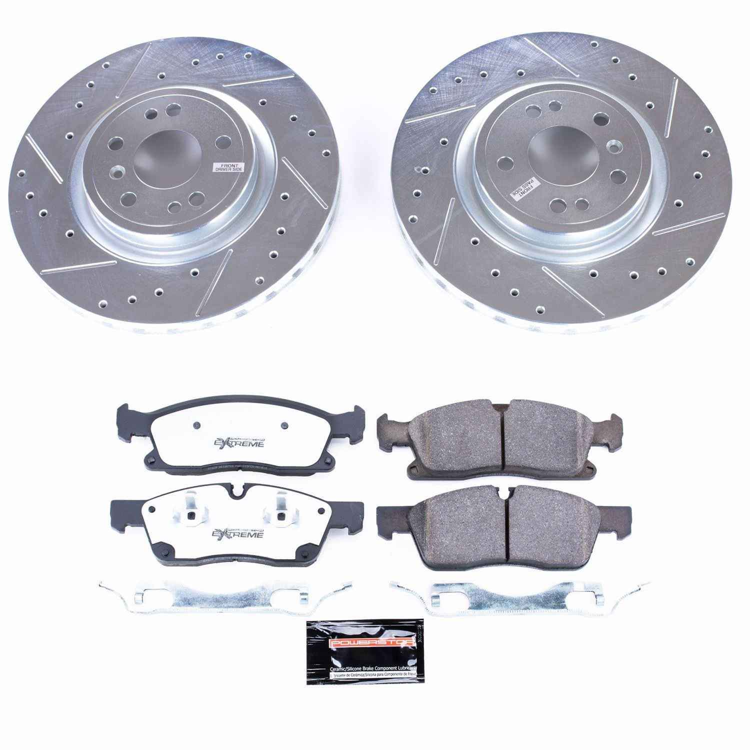 Power Stop K8114-36 Z36 Severe-Duty Truck And Tow 1-Click Front Pad And Rotor Kit for 2018 Mercedes-Benz GLE350 product image