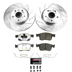 Power Stop K8165-26 - Front Z26 Street Warrior Pad And Rotor Kit vehicle fitment brake part